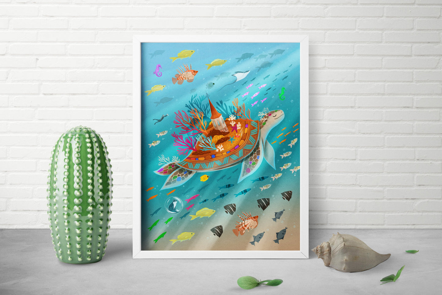Flippers and Fins (Costa Rica) Print