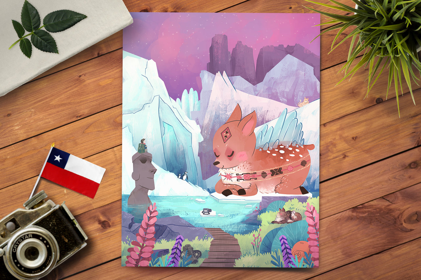 Glacial Gateway (Chile) Print