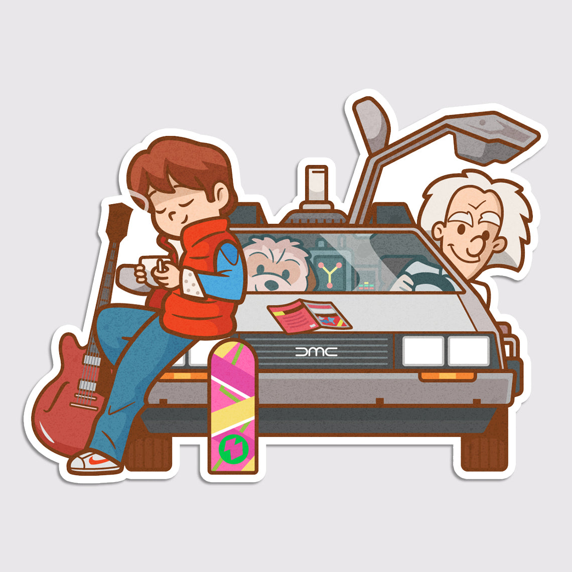 Back to the Future Sticker