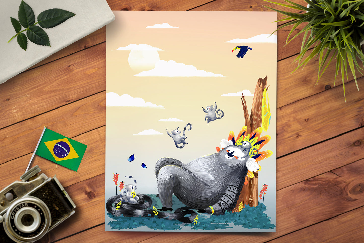 Summer Snooze (Brazil) Print