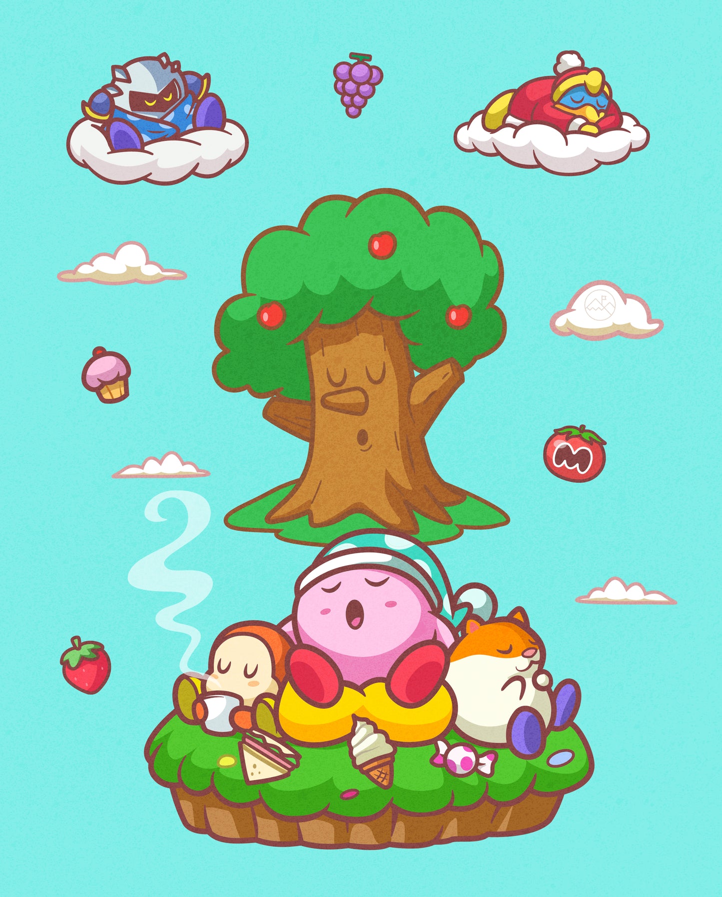 Food Coma Print