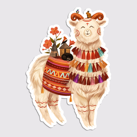 Alpaca Sticker