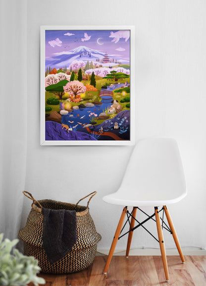 Blossoming (Japan) Print