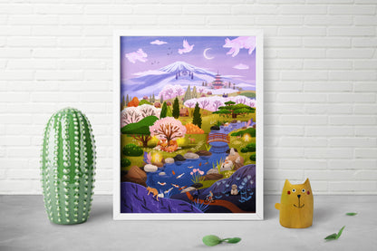 Blossoming (Japan) Print