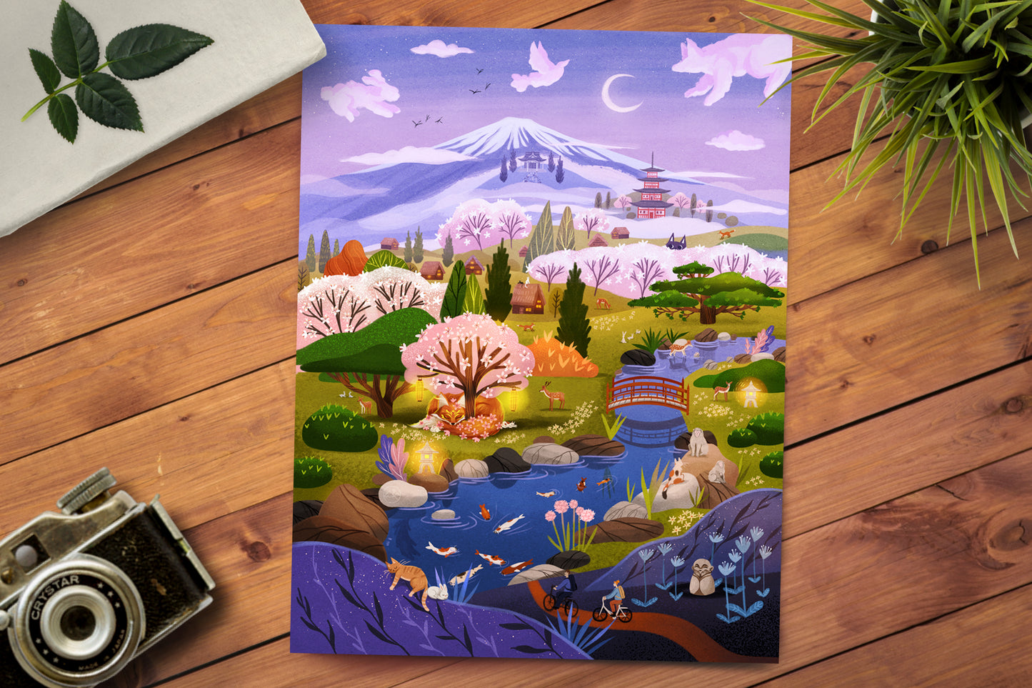 Blossoming (Japan) Print
