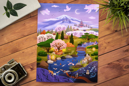 Blossoming (Japan) Print