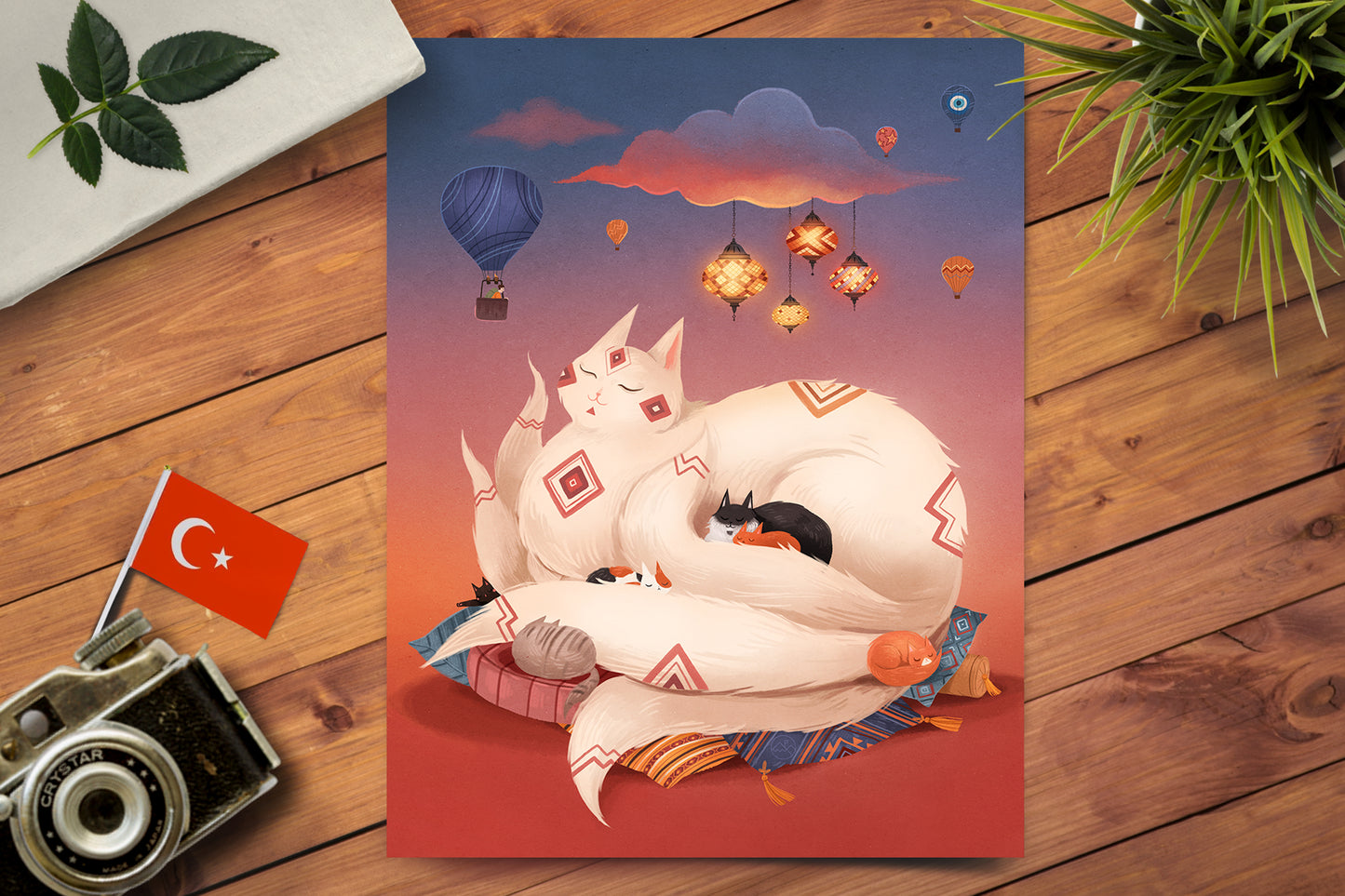 Catnap (Turkey) Print
