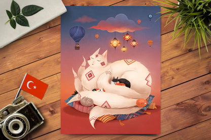 Catnap (Turkey) Print