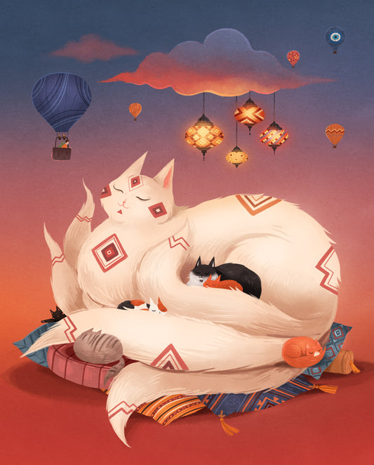 Catnap (Turkey) Print