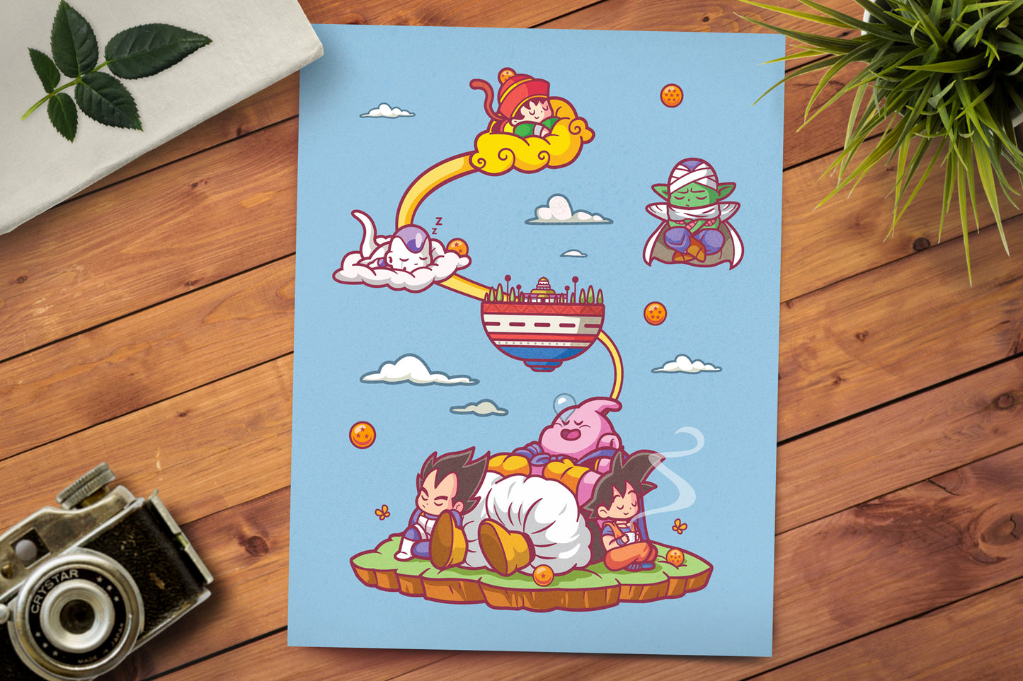 Sleepy Saiyan Print