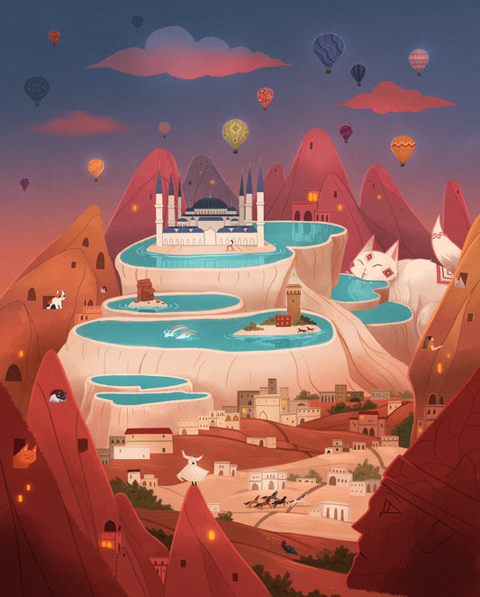 Fairytail Findings (Turkey) Print
