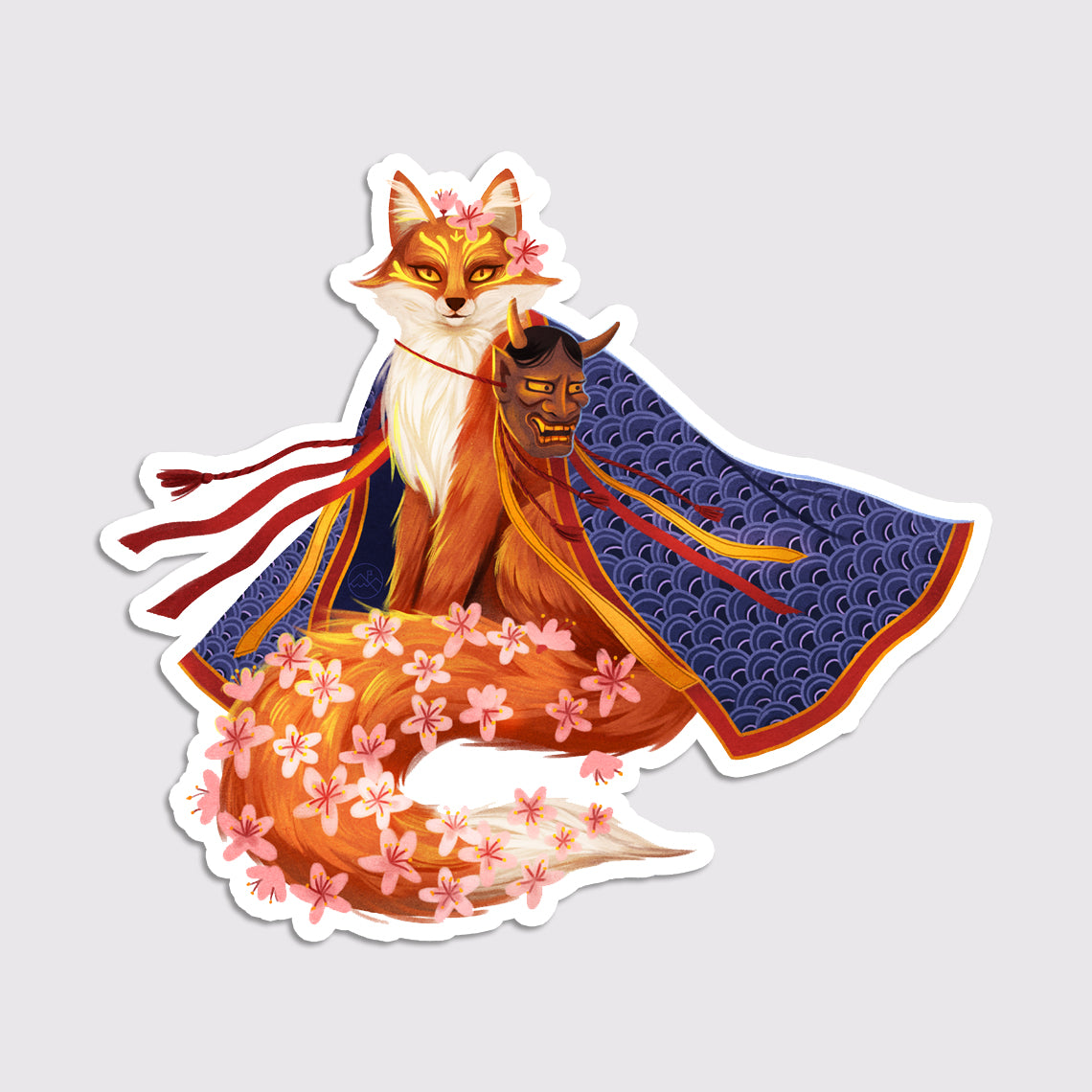 Foxing Sticker Fox Sticker – Treksalot
