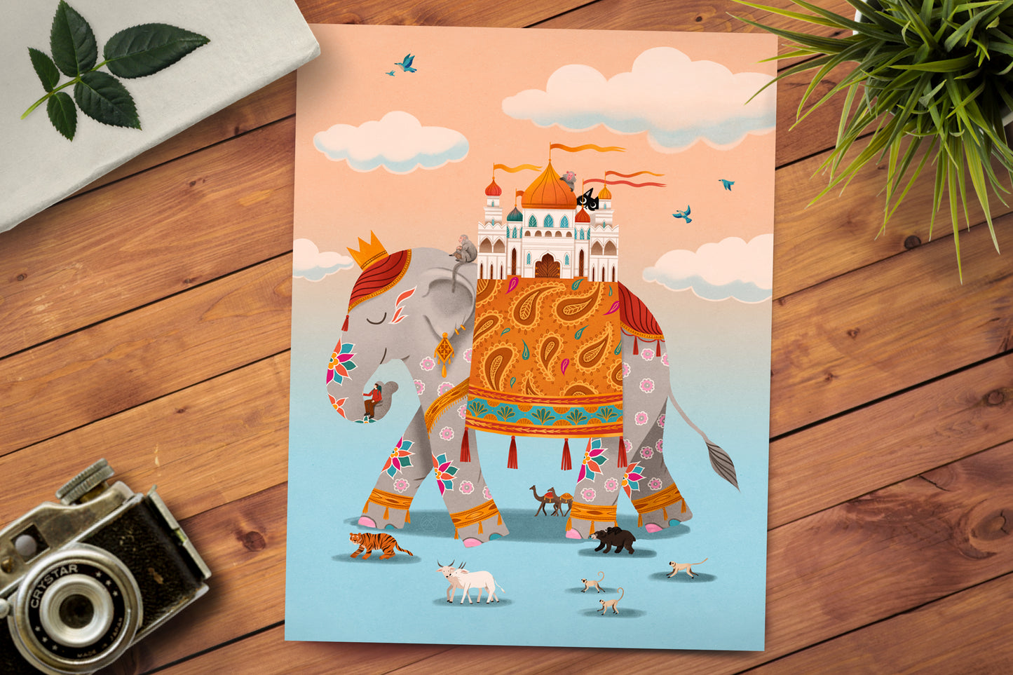 Funky Trunk (India) Print