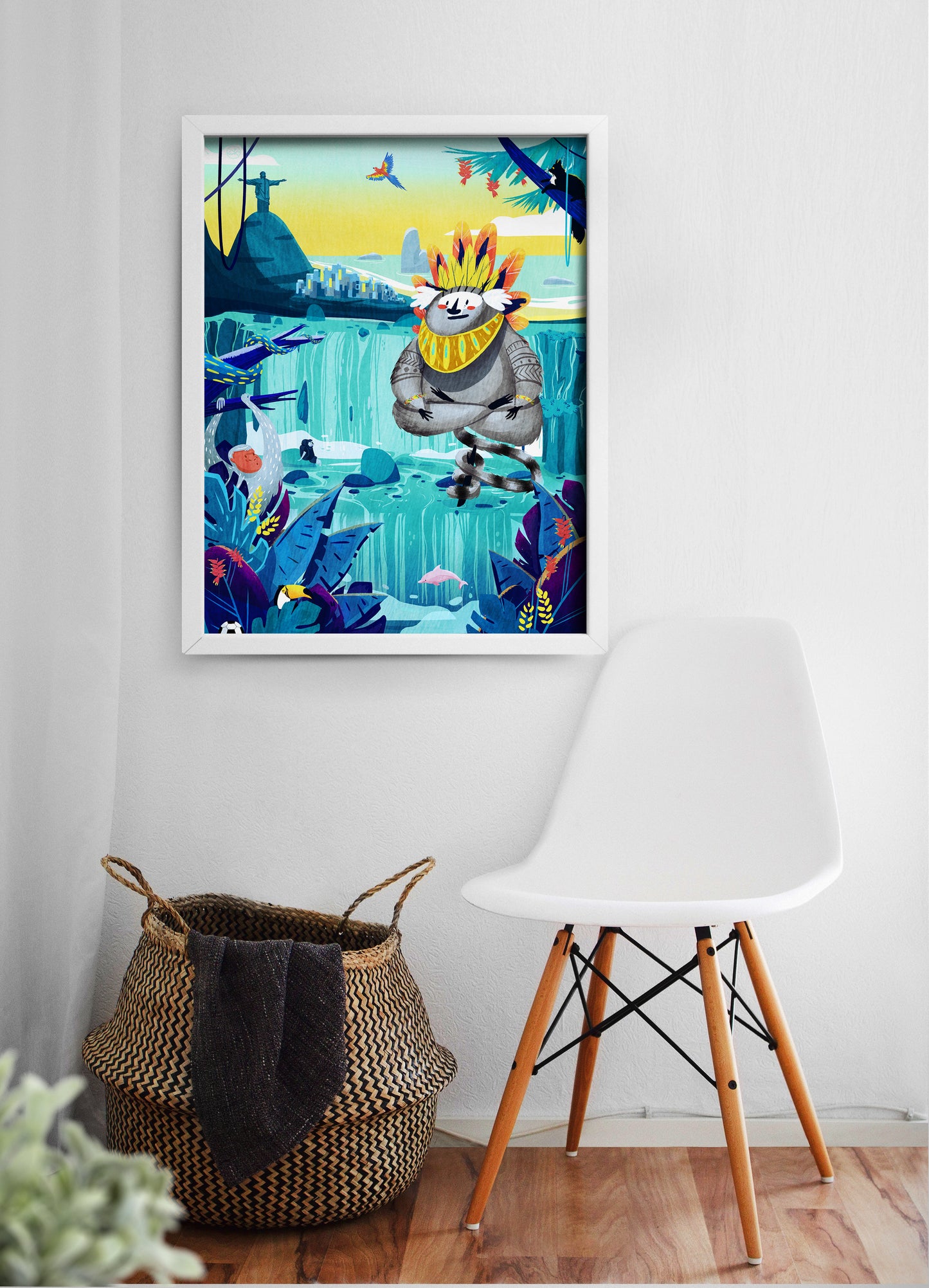 Go with the Flow (Brazil) Print