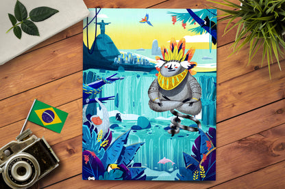 Go with the Flow (Brazil) Print