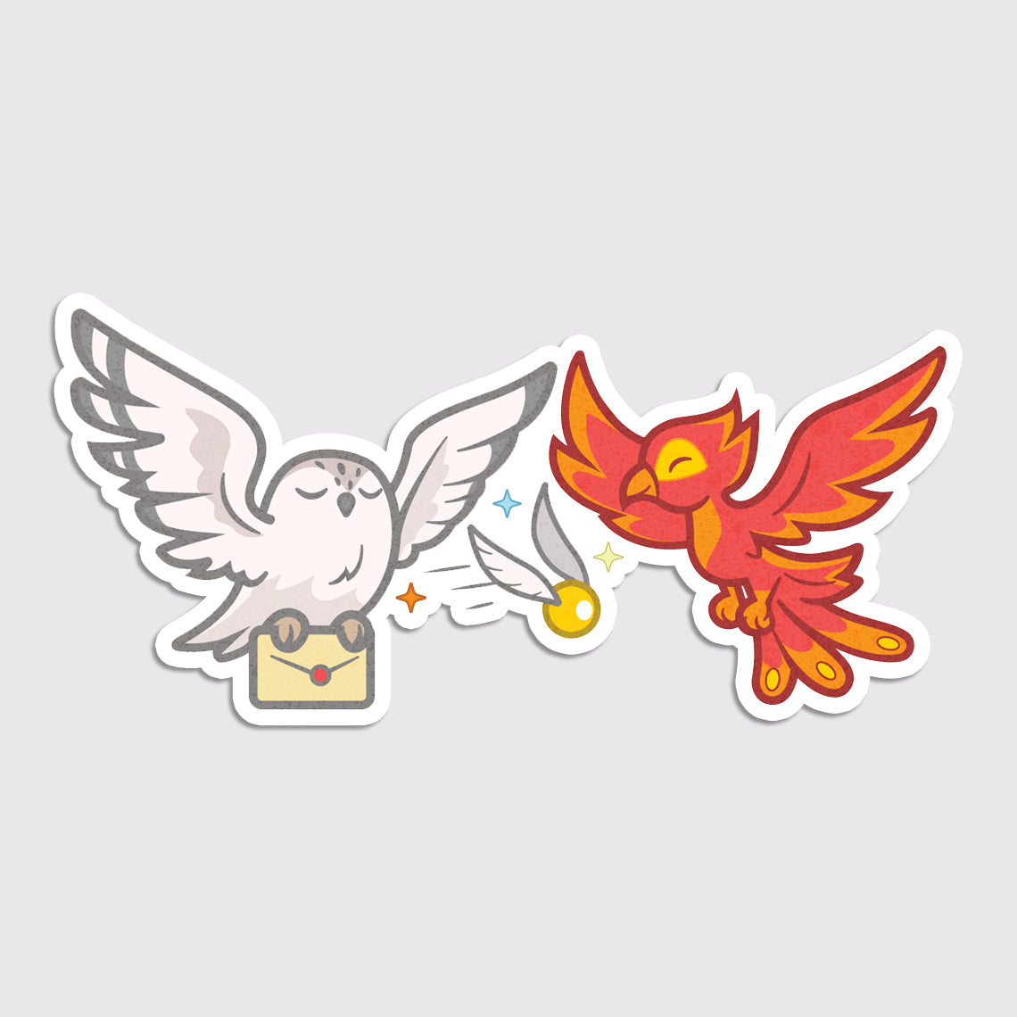Winged Wizardry Sticker