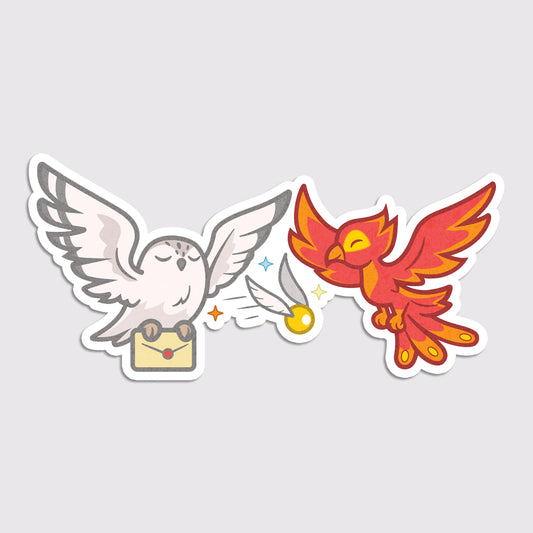 Winged Wizardry Sticker