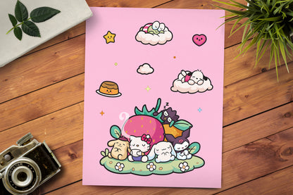 Howdy Kitten Print