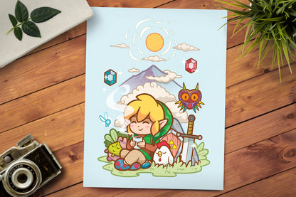 Lazy Legend Print