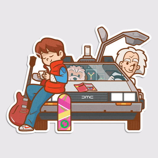 Back to the Future Sticker
