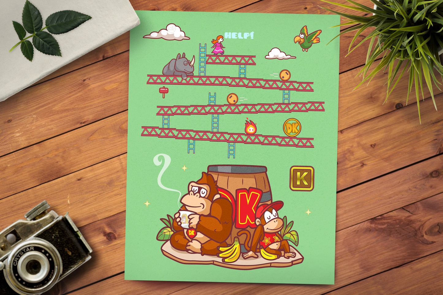 Off the Clock Print