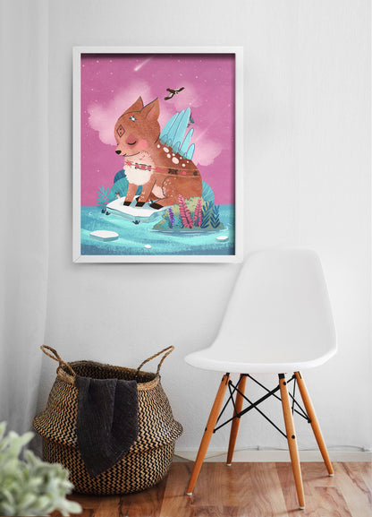 Out to Sea (Chile) Print