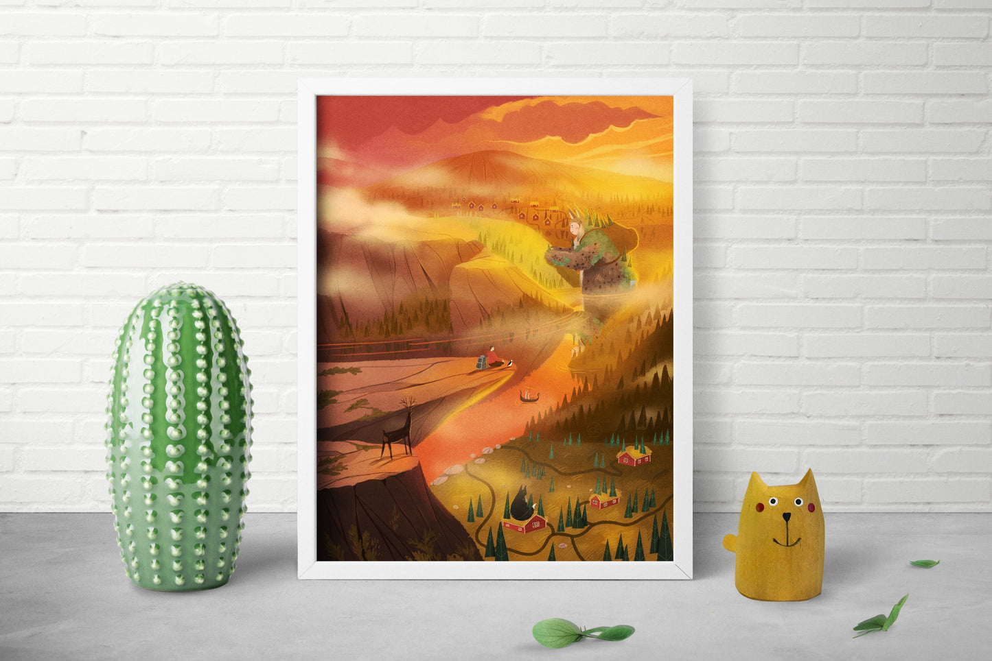 Peaceful Planting (Norway) Print