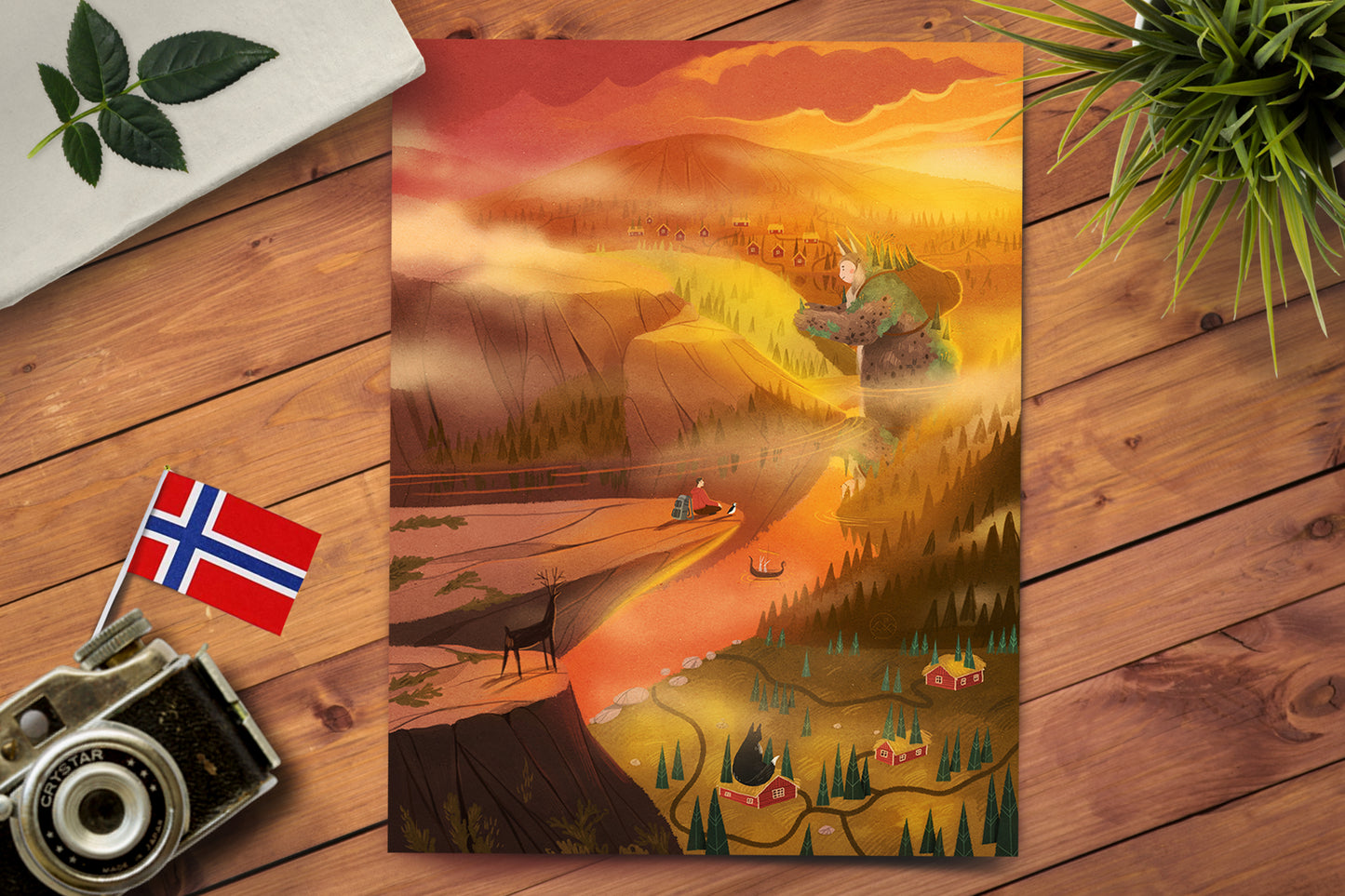 Peaceful Planting (Norway) Print