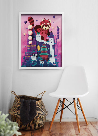 Peek-A-Boo (China) Print