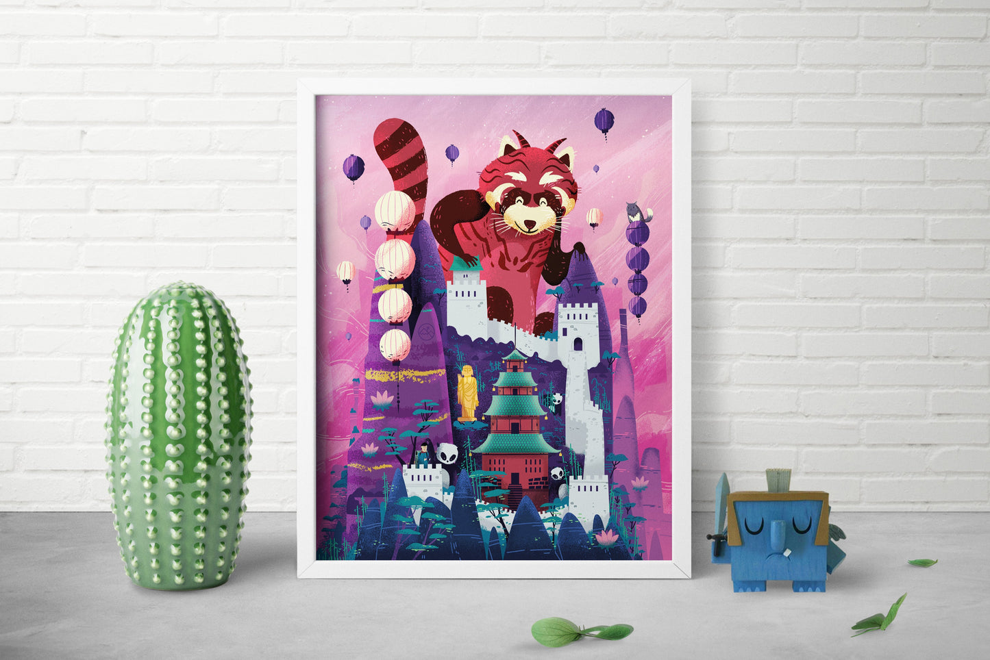 Peek-A-Boo (China) Print