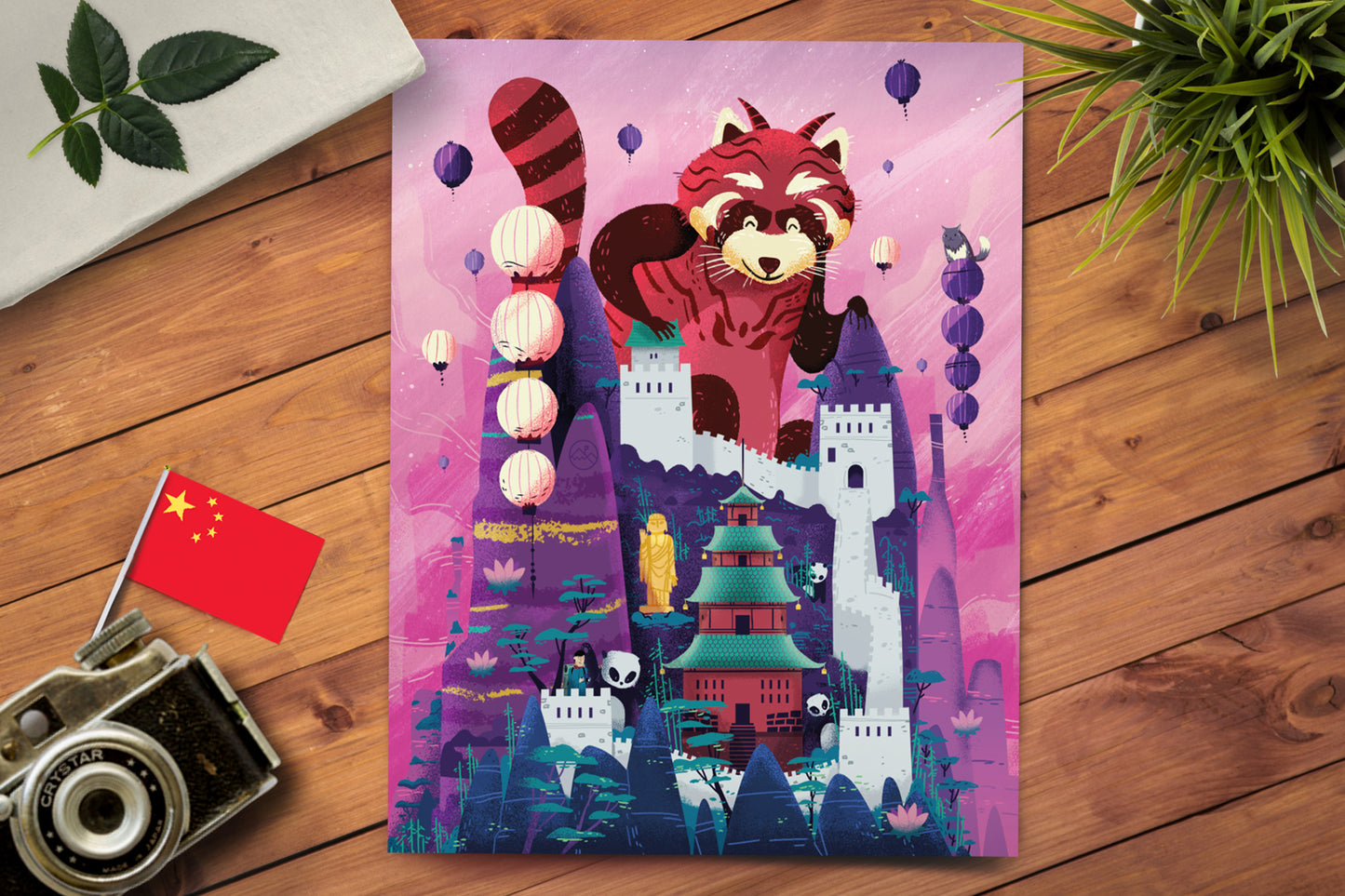 Peek-A-Boo (China) Print