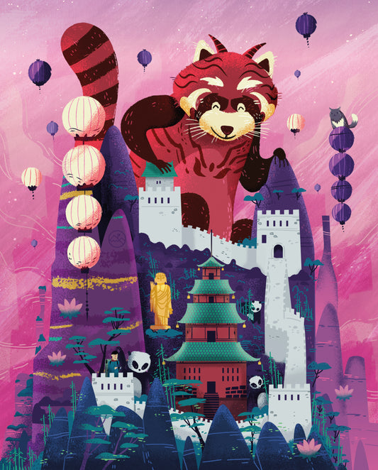 Peek-A-Boo (China) Print