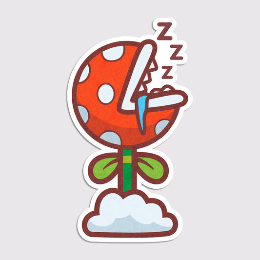 Piranha Plant Sticker