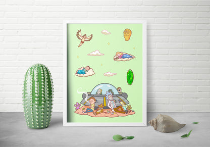 Summer Vacation Print
