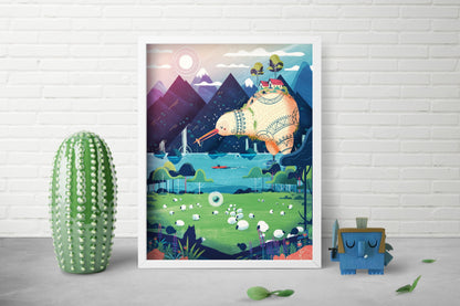 Sound Serenity (New Zealand) Print