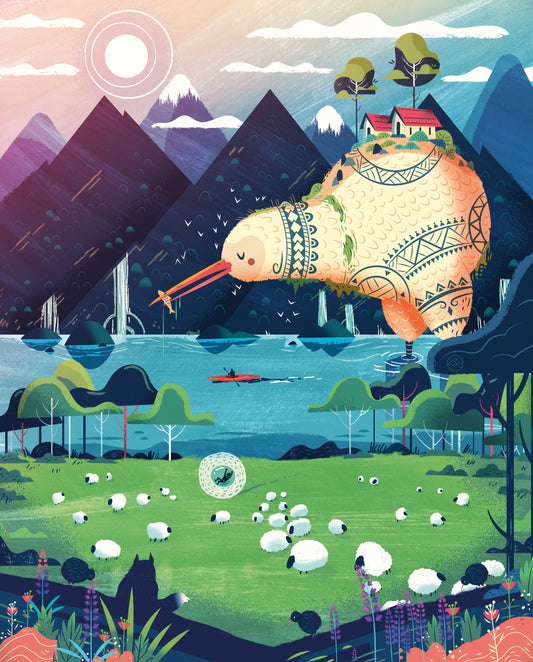 Sound Serenity (New Zealand) Print