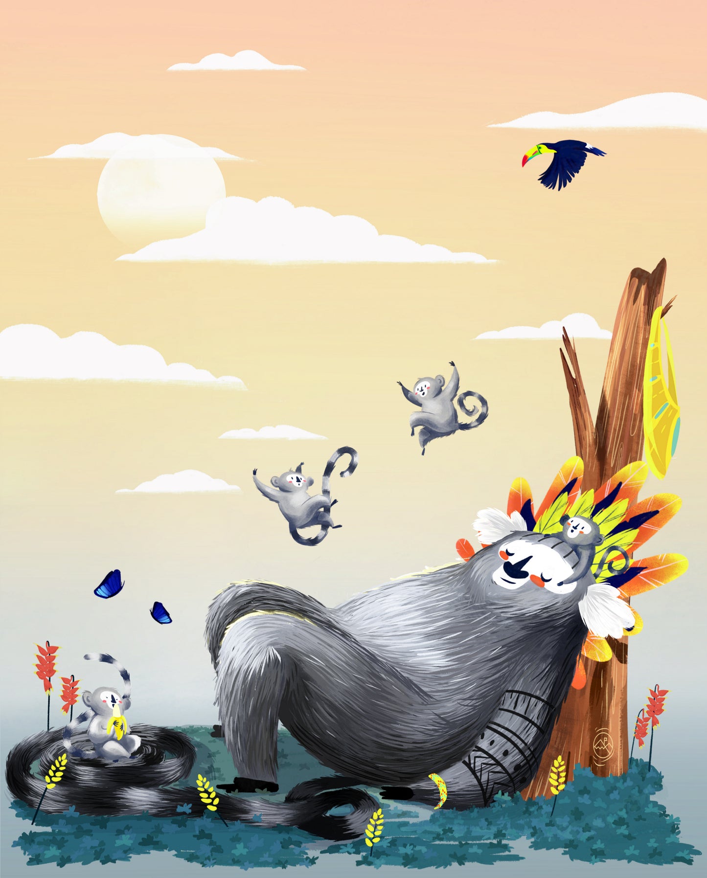Summer Snooze (Brazil) Print