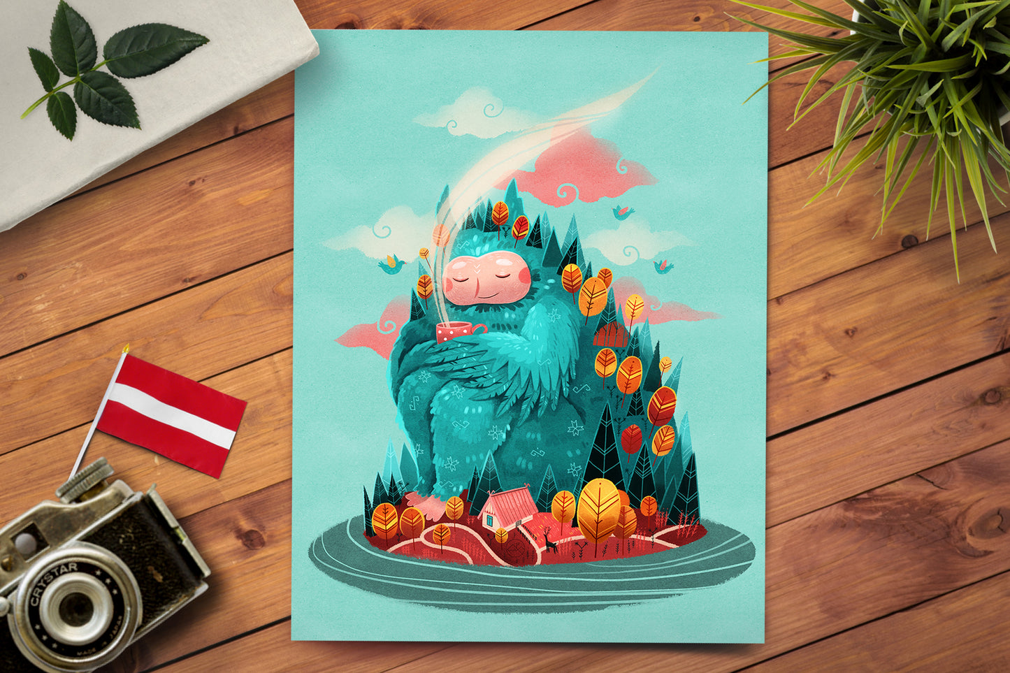Tea Time (Latvia) Print