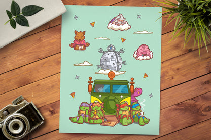 Go Ninja, Go Print
