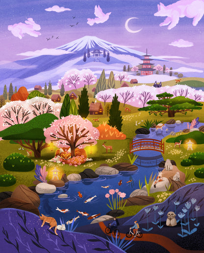 Blossoming (Japan) Print