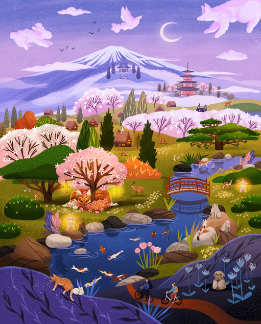 Blossoming (Japan) Print