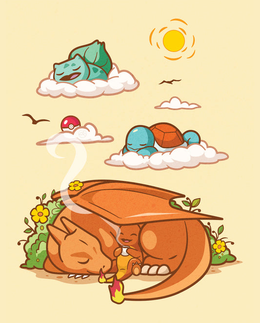 Steamy Slumber Print