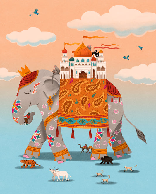 Funky Trunk (India) Print