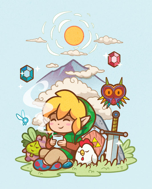Lazy Legend Print