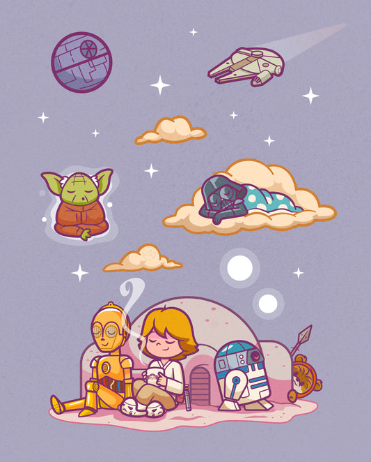 Drinking with Droids Print