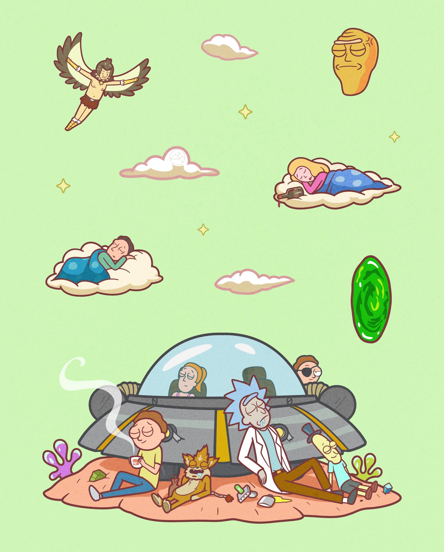Summer Vacation Print