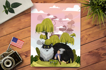 Under the Willow (New York) Print